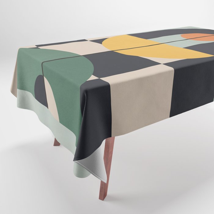 Geometric Abstraction 73 Tablecloth Gallery Image 1