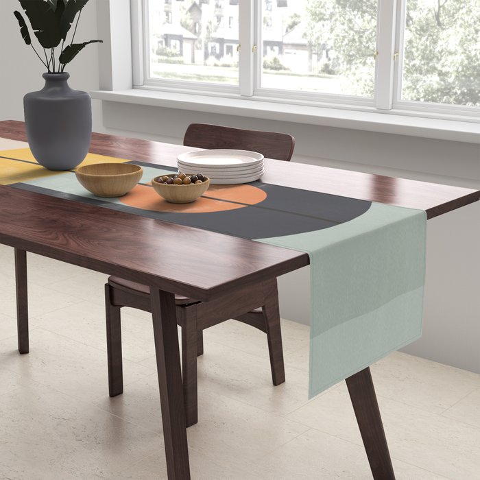 Geometric Abstraction 73 Table Runner Gallery Image 2