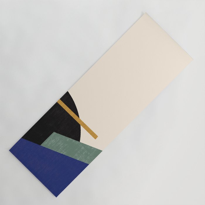 Geometric Compo 1 Filet - blue Yoga Mat Gallery Image 1