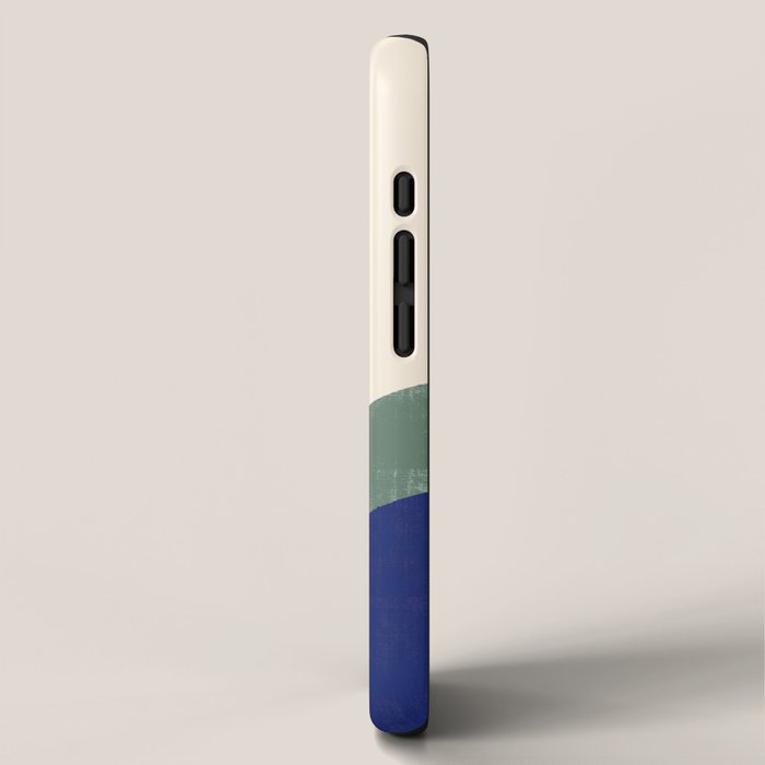Geometric Compo 1 Filet - blue iPhone Case Gallery Image 2