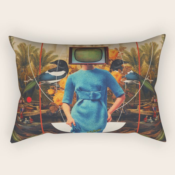 Her Asymmetries Rectangular Pillow Gallery Image 2