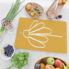Minimal Flora - daisy yellow Cutting Board Gallery Image 2