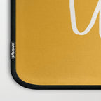 Minimal Flora - daisy yellow Laptop Sleeve Gallery Image 3