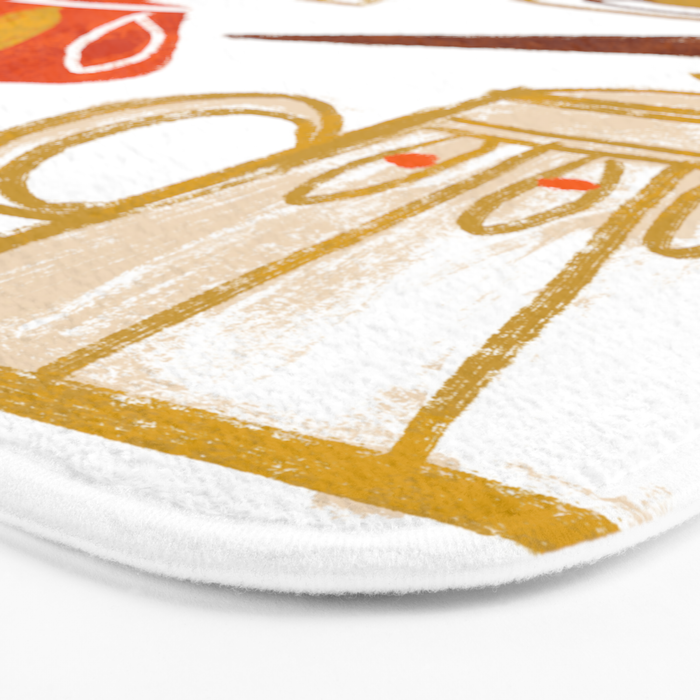 Mid Century Modern Kitchen Bath Mat Gallery Image 3