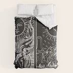 The Sun and Moon Tarot Cards | Obsidian & Pearl Comforter Gallery Image 6