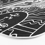 The Sun and Moon Tarot Cards | Obsidian & Pearl Bath Mat Gallery Image 3