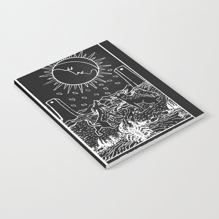 The Sun and Moon Tarot Cards | Obsidian & Pearl Notebook Gallery Image 1