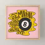 Gemini Magic 8 Ball Mini Art Print Gallery Image 1
