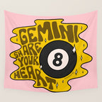 Gemini Magic 8 Ball Wall Tapestry Gallery Image 4