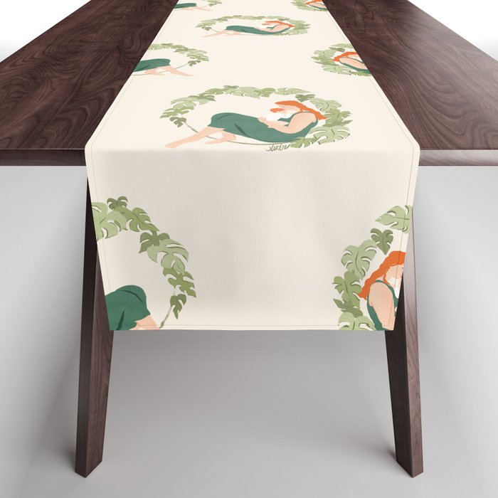Maternal Bond (Red) Table Runner Gallery Image 1