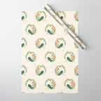 Maternal Bond (Red) Wrapping Paper Gallery Image 1