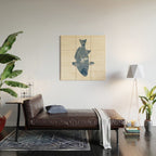 Fishing in a fish 2 Wood Wall Art Gallery Image 2