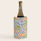 Botanical Garden - Peach, Lilac and Olive Green Wine Chiller Gallery Image 1