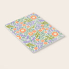 Botanical Garden - Peach, Lilac and Olive Green Notebook Gallery Image 3
