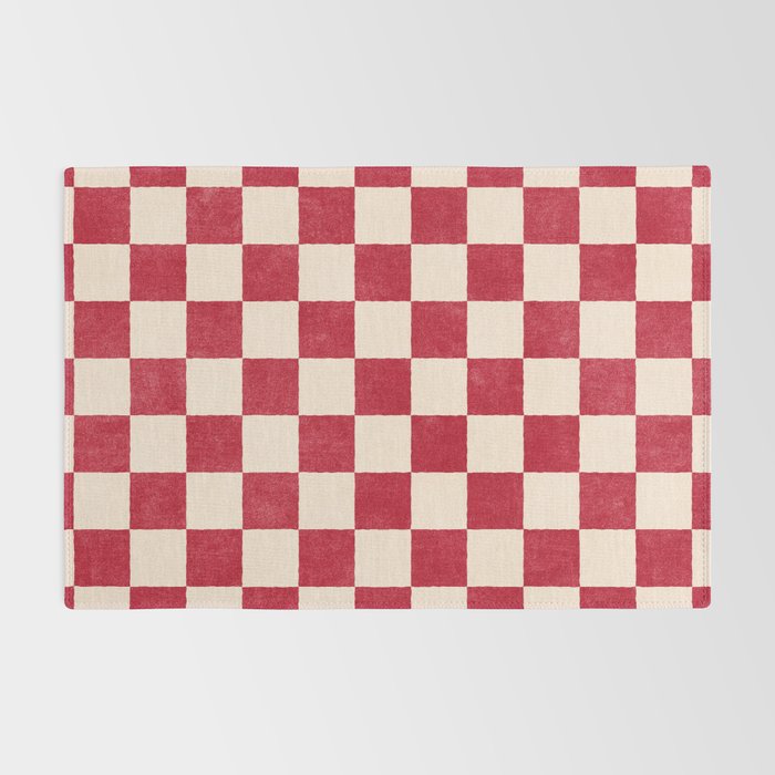 CHECKER - 001 - Tomato Rug Gallery Image 2