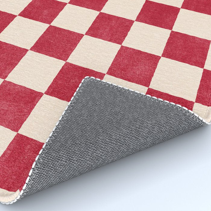 CHECKER - 001 - Tomato Rug Gallery Image 4
