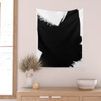 Monochrome Ink 03 Wall Tapestry Gallery Image 2