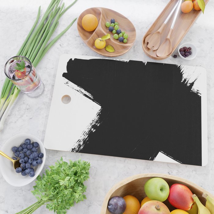 Monochrome Ink 03 Cutting Board Gallery Image 2