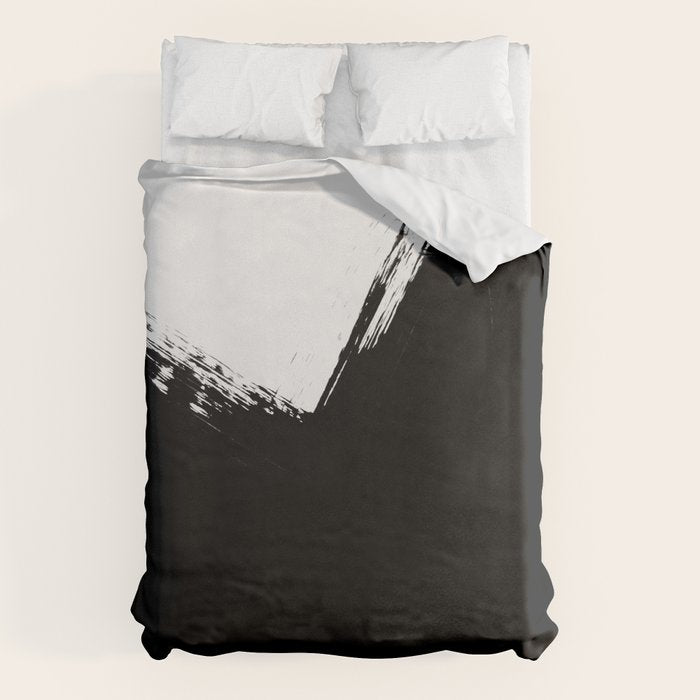 Monochrome Ink 03 Duvet Cover Gallery Image 1