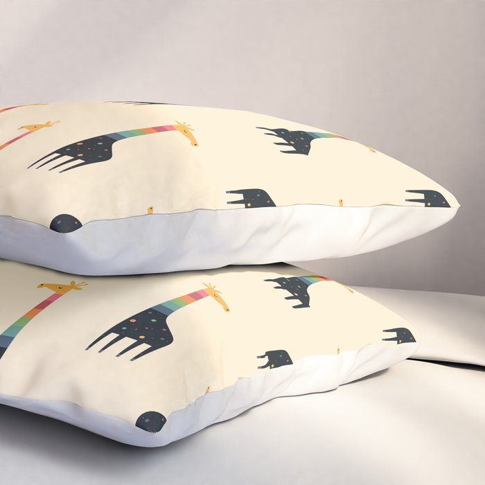 Galaxy Giraffe Pillow Sham Gallery Image 3