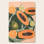 Summer papayas and citrus Cutting Board Gallery Image 1