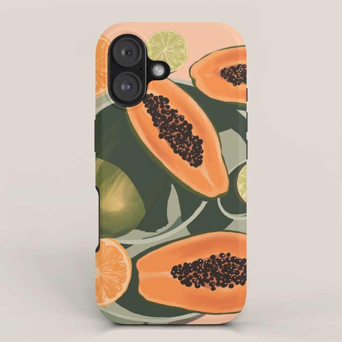 Summer papayas and citrus iPhone Case Gallery Image 1