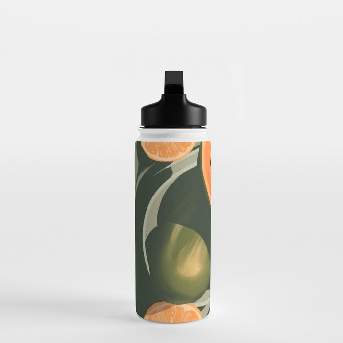 Summer papayas and citrus Water Bottle Gallery Image 3