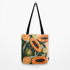 Summer papayas and citrus Tote Bag Gallery Image 2