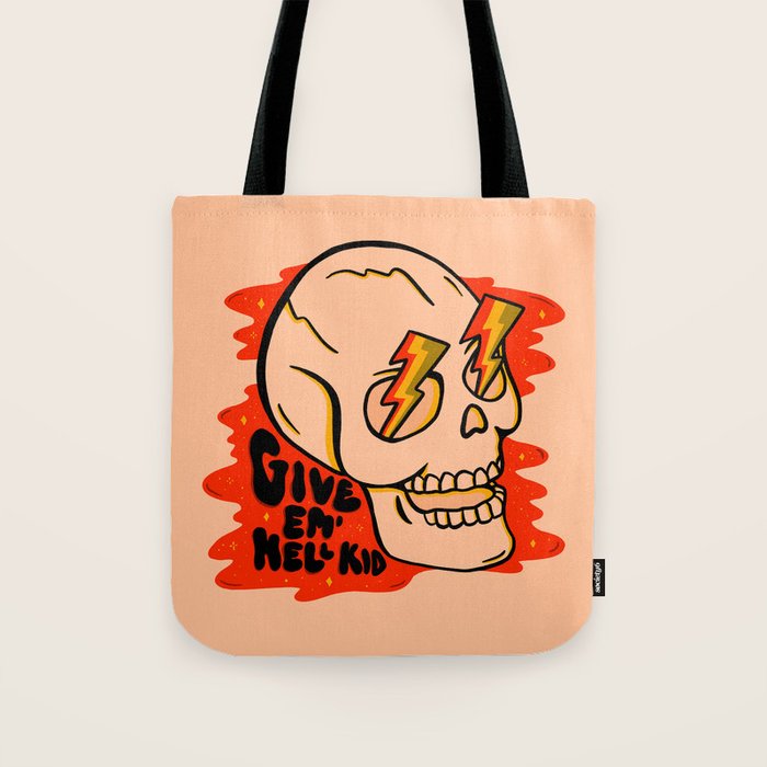 Give 'Em Hell Tote Bag Gallery Image 1