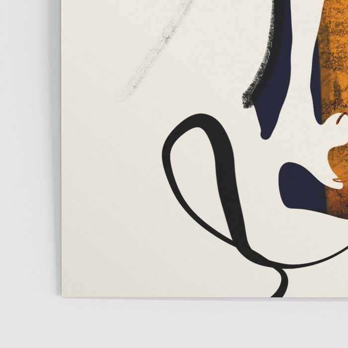 Abstract Minimal Horse 2 Poster Gallery Image 3