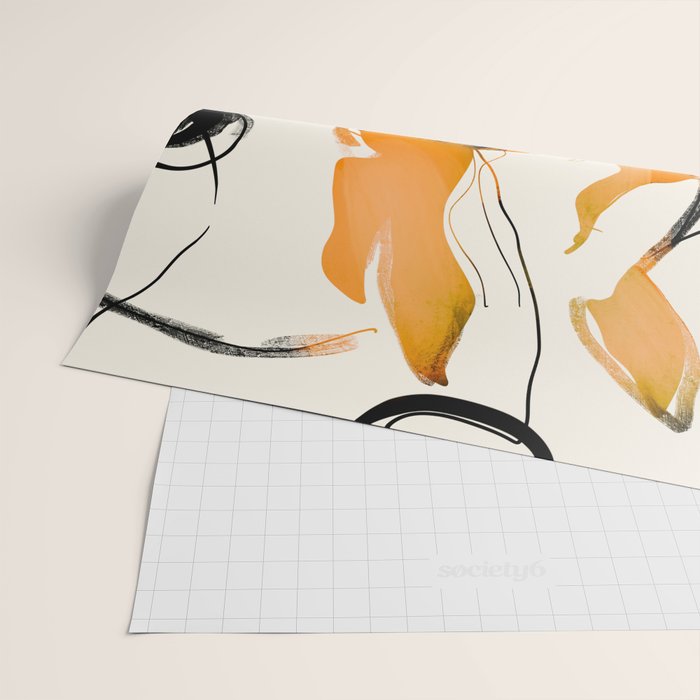 Abstract Minimal Horse 2 Wrapping Paper Gallery Image 2