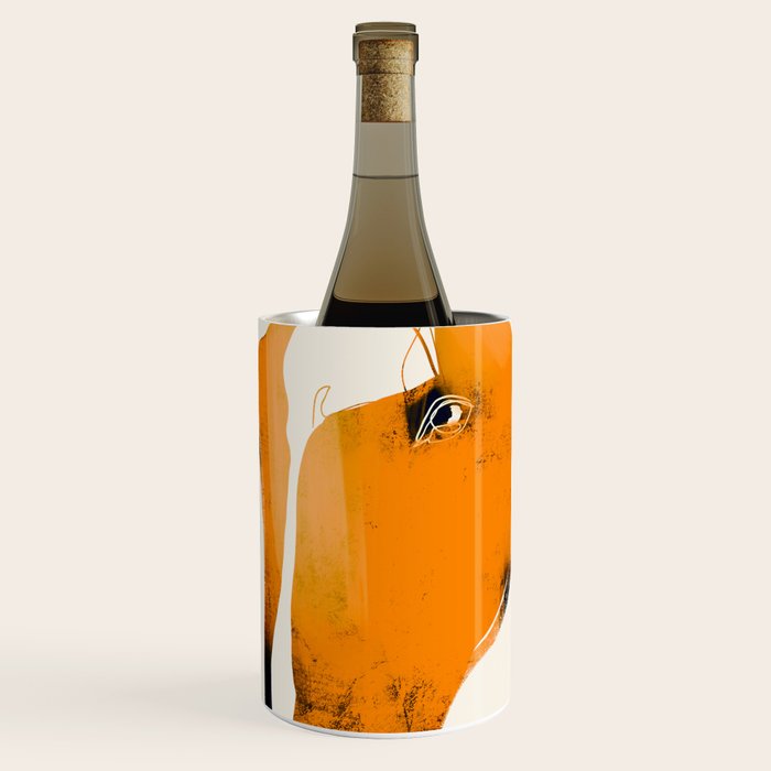 Abstract Minimal Horse 2 Wine Chiller Gallery Image 1