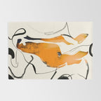 Abstract Minimal Horse 2 Rug Gallery Image 2