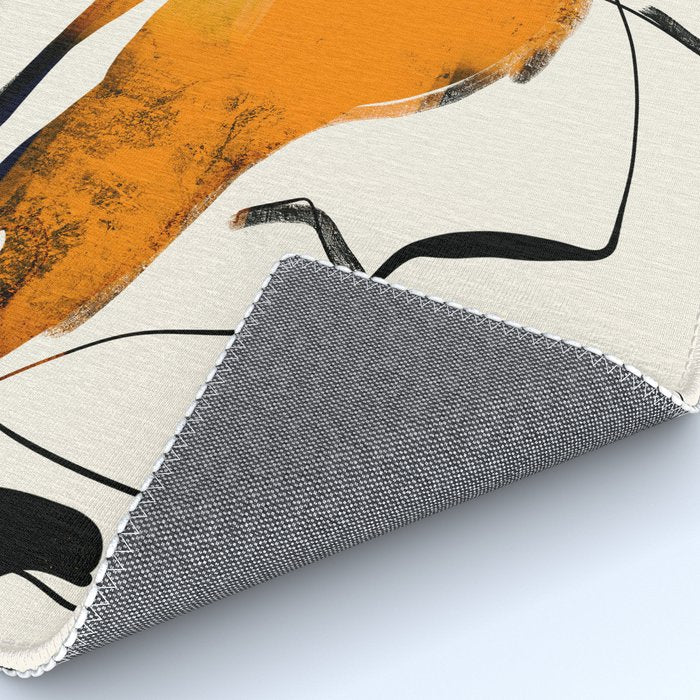Abstract Minimal Horse 2 Rug Gallery Image 4