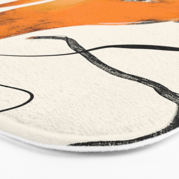 Abstract Minimal Horse 2 Bath Mat Gallery Image 3