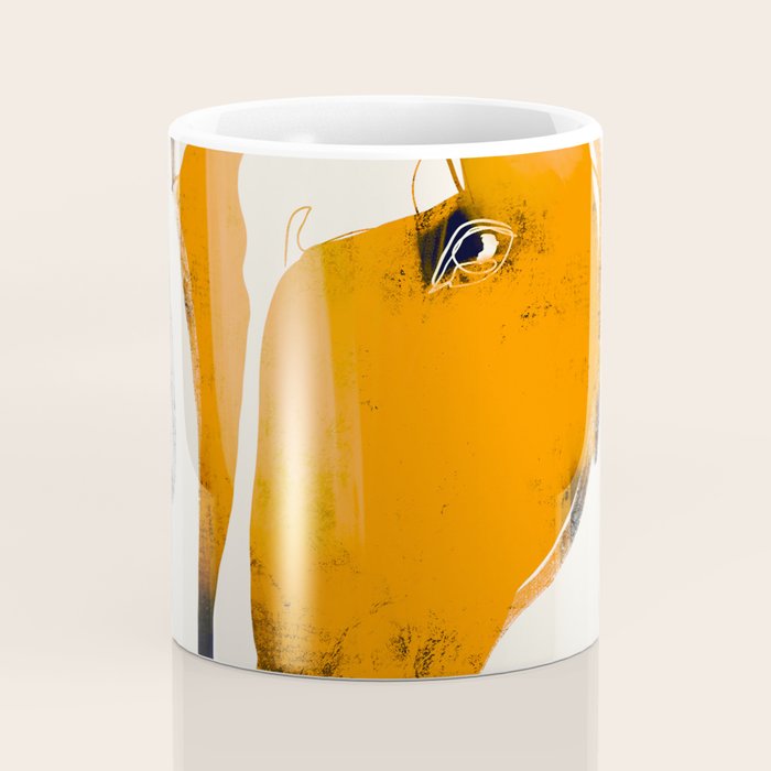 Abstract Minimal Horse 2 Coffee Mug Gallery Image 4