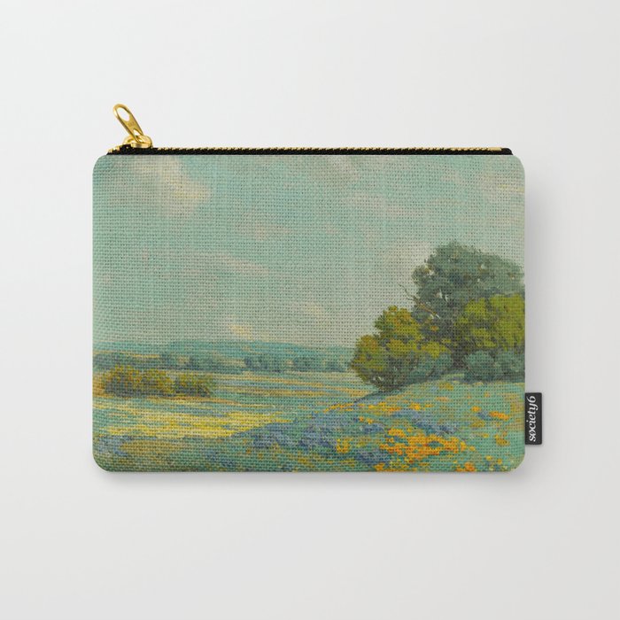 Granville Redmond California poppy field Carry All Pouch Gallery Image 1