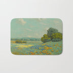 Granville Redmond California poppy field Bath Mat Gallery Image 1
