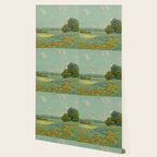 Granville Redmond California poppy field Wallpaper Gallery Image 2