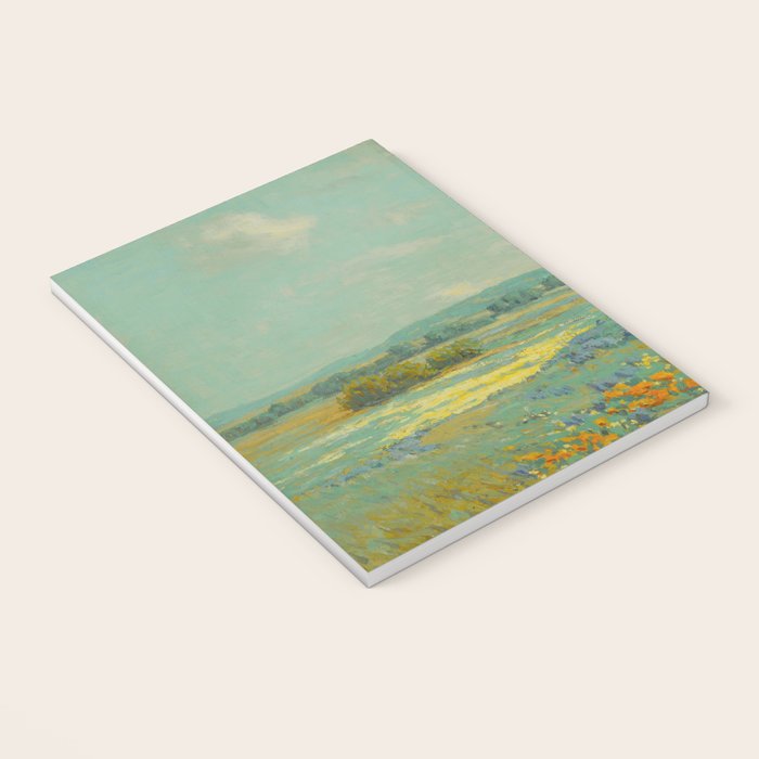 Granville Redmond California poppy field Notebook Gallery Image 3