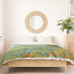 Granville Redmond California poppy field Duvet Cover Gallery Image 3
