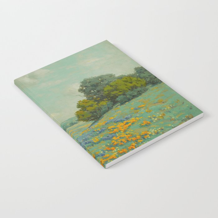 Granville Redmond California poppy field Notebook Gallery Image 2