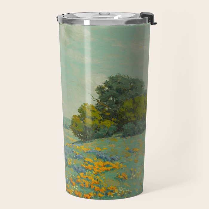 Granville Redmond California poppy field Travel Mug Gallery Image 2