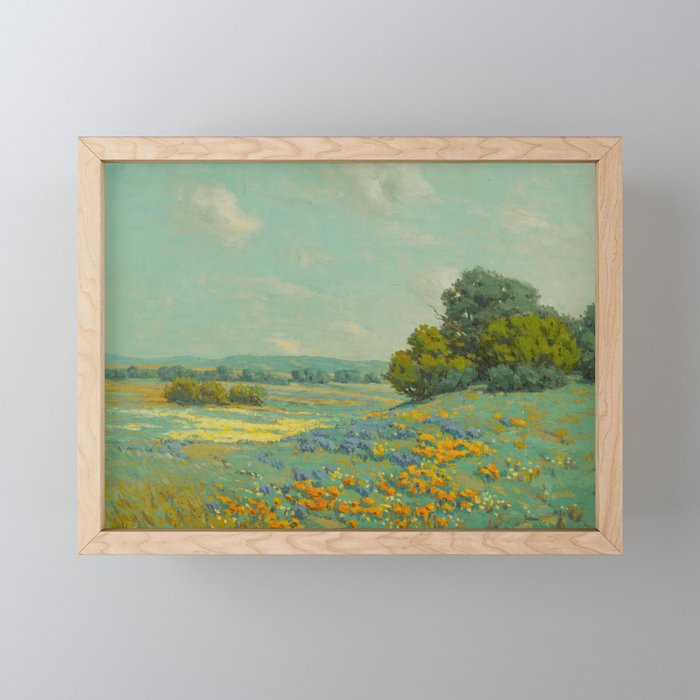 Granville Redmond California poppy field Mini Art Print Gallery Image 1