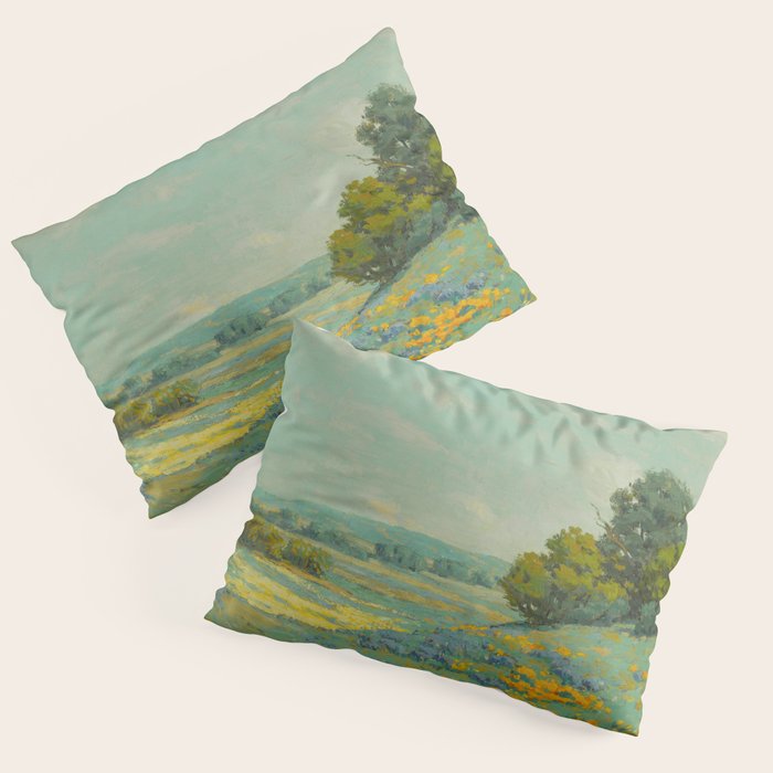 Granville Redmond California poppy field Pillow Sham Gallery Image 3