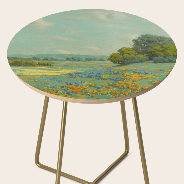 Granville Redmond California poppy field Side Table Gallery Image 2