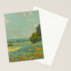 Granville Redmond California poppy field Stationery Card Gallery Image 2