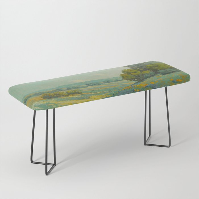 Granville Redmond California poppy field Bench Gallery Image 1
