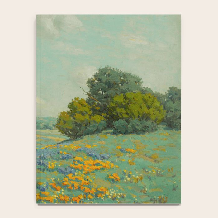 Granville Redmond California poppy field Notebook Gallery Image 4