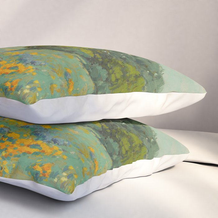 Granville Redmond California poppy field Pillow Sham Gallery Image 3